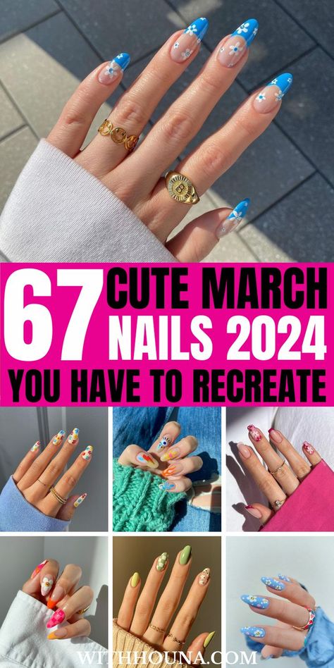 March is finally here which means it's high time to get your March nails of 2024 done to welcome spring with the best March nails for spring. For this, we've got you the best March nail designs of 2024 to take your spring nails to the next level. You'll find everything from March nail ideas, spring nails 2024, spring nail designs 2024 for March, March nail colors, March nails for spring, spring March nails, March nail art, cute March nails, classy March nails, and so much more. Nail Art Designs, Easter Nails Design Spring, Spring Nail Trends, Cute Nails For Spring, Spring Nail Colors, Acrylic Nails For Spring, Spring Nail Art, Nail Designs For Spring, Nail Art For Spring