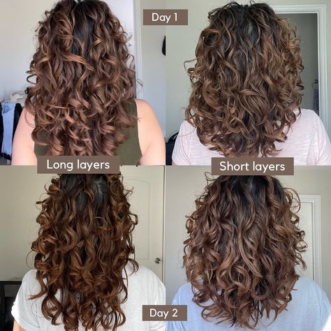 Long Hair Styles, Long Curly Hair, Balayage, Haar, Peinados, Capelli, Wavy Haircuts, Cortes De Cabello Corto, Curly Hair Cuts