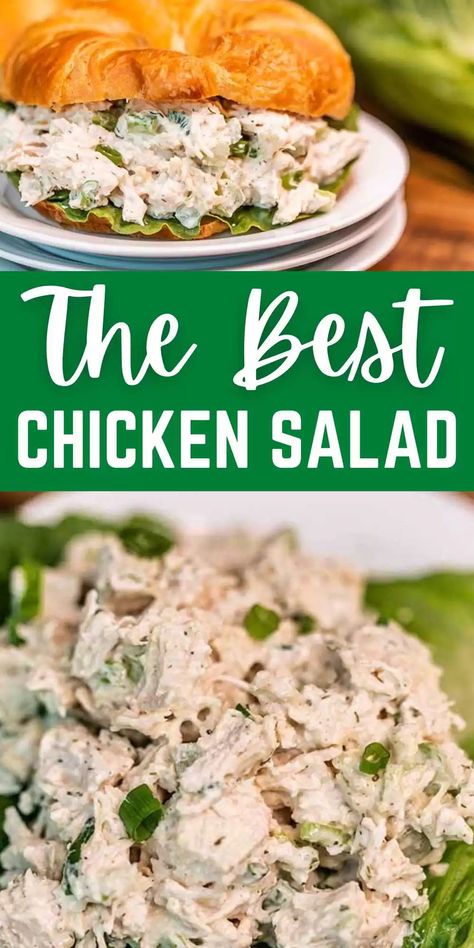 Croissants, Healthy Recipes, Chicken Salad, Pop, Chicken Salad Sandwich Recipe, Chicken Salad Sandwich, Easy Chicken Salad Sandwich, Chicken Salad Recipe Easy, Chicken Salad Recipes