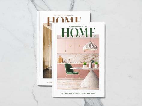 Home Interior Magazine. Layout. Scandinavian interior design.  Magazine cover. Furniture magazine. HOME is a bimonthly international lifestyle publication, covering the best of Scandinavian interior design. A lifestyle publication with inspiration and tips for your home. ‍ Scandinavian design is known for its simplicity, function, and connection to the outdoors, the appeal and possibility of Scandinavian design have made it popular worldwide… much more than just IKEA. Design, Decoration, Layout Design, Ikea, Editorial, Interiors Magazine, Scandinavian Interior Design, Scandinavian Interior, Interior Design Magazine