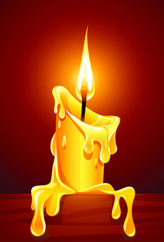 Candles, Halloween, Candle In The Wind, Candle Flames, Candle Flame Art, Burning Candle, Candlelight, Candle Art, Candle Illustration