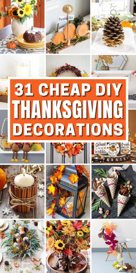 Create a warm and inviting ambiance this Thanksgiving with these DIY Thanksgiving decorations. From rustic table centerpieces to handmade front door wreaths, these creative and DIY Thanksgiving crafts will add a personal touch to your fall home decor. Discover easy Thanksgiving decorations for home like homemade table settings, fall garlands and door hangers, and more. Get inspired to craft a memorable and charming atmosphere for your guests with these crafty Thanksgiving ideas. Ornament, Thanksgiving, Design, Thanksgiving Crafts, Winter, Home Décor, Decoration, Diy Thanksgiving, Tree