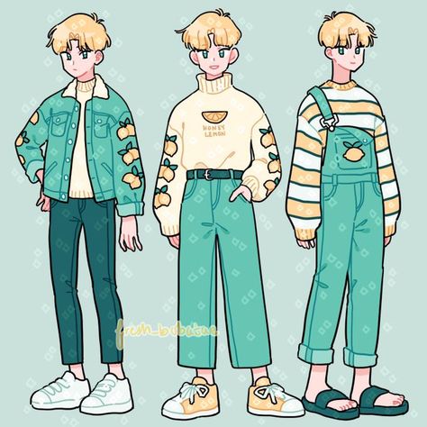 Outfits, Kawaii, Boy Outfits, Manga, Cartoon Outfits, Character Outfits, Clothing Sketches, Style
