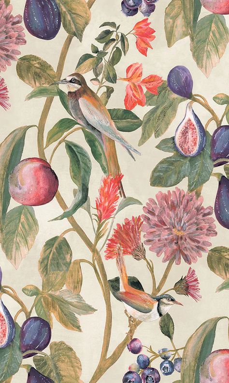 Floral Home wallpaper ✔️ Walls Republic US – Page 6 Decoration, Floral Wallpaper, Modern Floral Wallpaper, Botanical Pattern, Modern Floral Design, Modern Floral, Bold Colors, Neutral Tones, Prints