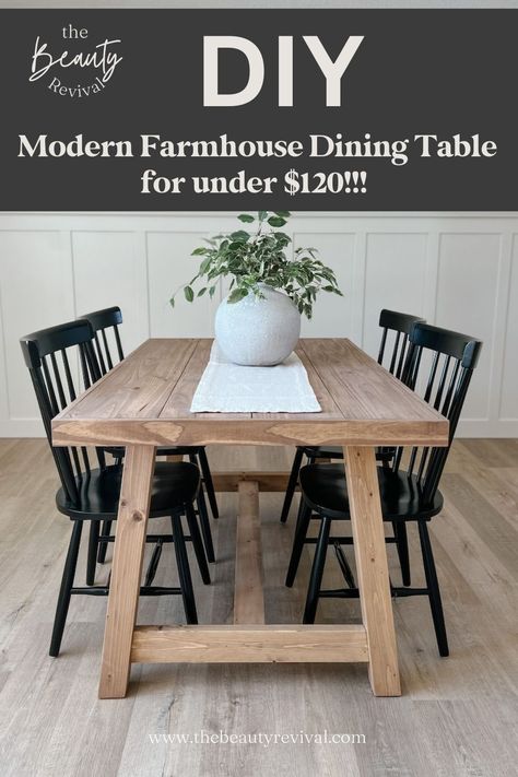Modern Farmhouse, Ikea, Tables, Diy Dining Room Table, Farmhouse Dining Table Set, Farmhouse Dinning Room Table, Farmhouse Kitchen Table Diy, Wood Dining Table Diy, Dinning Table Diy