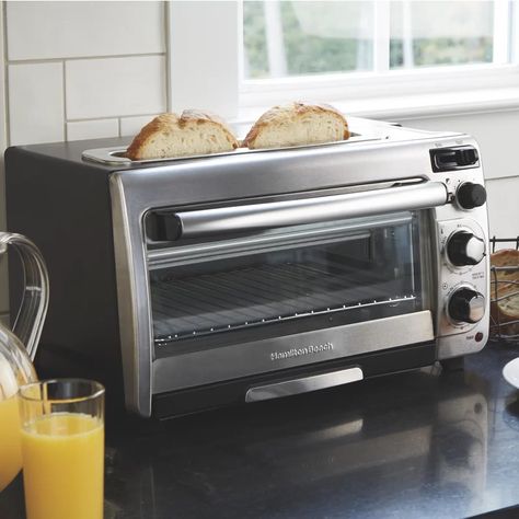 $90 Hamilton Beach Toaster Oven & Reviews | Wayfair Cooking, Appliances, Toaster, Foods, Broil, Hamilton, Food, Oven, Tabletop