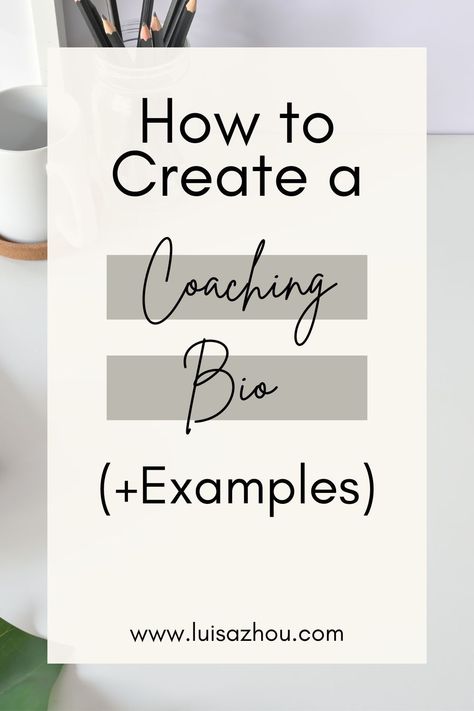 How do you create a great coaching bio? Here's how to create a coaching bio that stands out. Read on! Ideas, Instagram, Videos, Bio, Tips, Create, Instagram Bio, Success, Creative