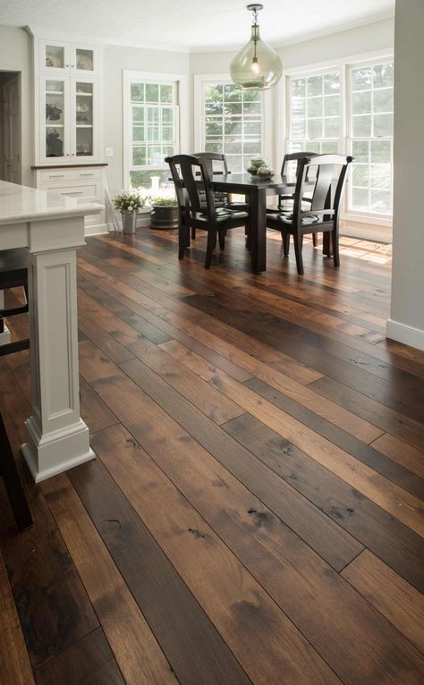 Home Décor, Hickory Hardwood Flooring, Hickory Hardwood Floors Kitchen, Hickory Flooring, Hickory Wood Floors, Hickory Hardwood Floors, Walnut Hardwood Flooring, Rustic Hardwood Floors, Hardwood Floors In Kitchen