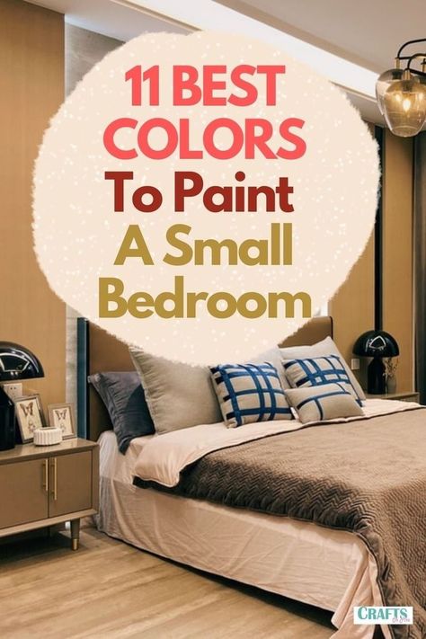 Best Wall Colors, Bedroom Paint Colors, Small Bedroom Paint Colors, Best Bedroom Colors, Small Bedroom Color Ideas, Small Room Colors, Small Room Paint, Bedroom Colors, Small Bedroom Colours