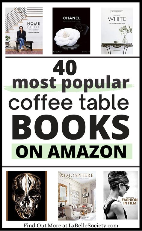 Coffee table books, as the name says it, are great as a decor idea for your coffee table styling. If you have a coffee table project, chances are you are searching for stylish, elegant and statement coffee table books for your central table design. Find a selection of best coffee table books on Amazon, from popular categories (Fashion, Home Decor, Travel and Culture) #coffeetablebook #bestcoffeetablebooks #fashionbooks #travelbooks #homedecor Inspiration, Best Coffee Table Books, Coffe Table Books, Coffee Table Book Layout, Fashion Coffee Table Books, Coffee Table Books, Coffee Table Books Decor, Coffe Table, Small Coffee Table