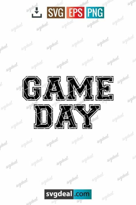 Game Day Svg Sports, Cricut, Game Day Svg Free, Svg Free Files, Svg Bundles, Free Svg, Svg Files, Free Games, Silhouette Designer Edition