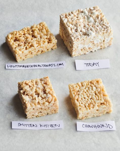 We Tried 4 Popular Rice Krispies Treats Recipes - Here's The Best | Kitchn