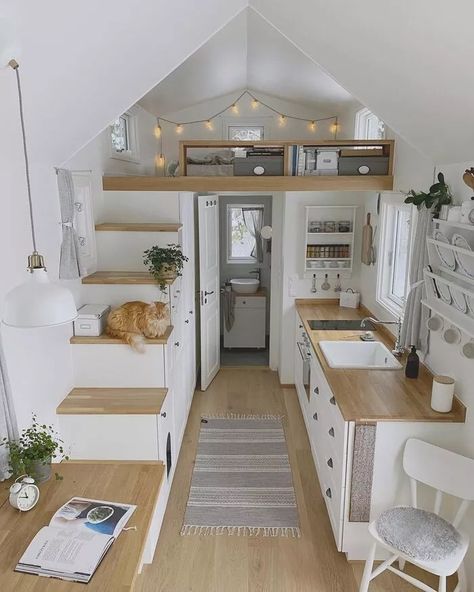 tiny house norway mikrohus 32 - Norwegian tiny house a bright and airy Scandi-style haven Van, Diy, Interior, Design, Ideas, Modern, Style Haven, Dream, Inspo