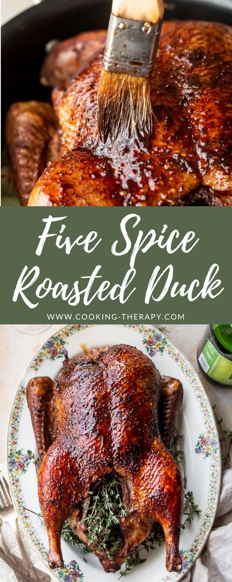Foodies, Roast Duck, Roasted Duck Recipes, Duck Gravy Recipe, Christmas Roast Duck, Spicy Roasted, Goose Recipes, Slow Cooker Duck Recipes, Whole Duck Recipes