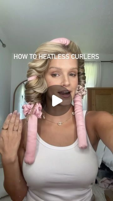 Bath, Heatless Curlers, How To Curl Your Hair Without Heat, Heatless Curls Tutorial, Heatless Curls Overnight, Curls Without Heat, Heatless Waves Overnight, Heatless Hair, Heatless Waves