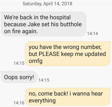 The butthole text: Funny Text Messages, Funny Texts, Humour, Funny Texts Crush, Funny Text Conversations, Funny Wrong Number Texts, Funny Texts Jokes, Funny Text Fails, Really Funny Memes