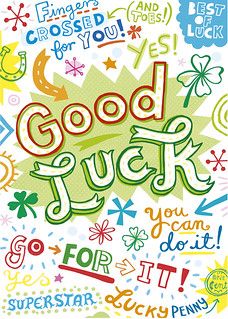 Good Luck | Client: Peaceable Kingdom | Linzie Hunter | Flickr Motivation, Good Luck Cards, Good Luck Today, Good Luck To You, Good Luck, Good Luck Wishes, Good Luck Quotes, Good Luck For Exams, Luck Quotes