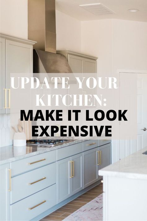 This post is about the best kitchen ideas and budget friendly ways to update your kitchen and make it look a lot more expensive than it really is. Check out these ideas to get inspiration for your kitchen remodel. See all the kitchen design ideas here: https://byannabellerose.com/10-simple-ways-to-make-your-kitchen-look-expensive-in-2022/ Inspiration, Diy, Design, Layout, Home Décor, Budget Kitchen Makeover, Budget Friendly Kitchen Remodel, Make Kitchen Look Bigger, Kitchen Remodel Small