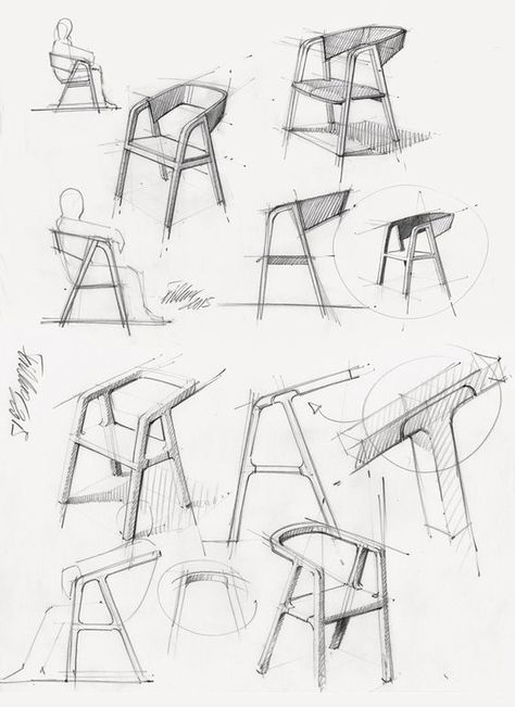 productsketch: “ Chair development sketch Follow on Instagram: @productsketch ” Perspective, Cover Design, Design, Industrial, Chair Drawing, Chair, Design Sketch, Industrial Design Sketch, Furniture Design Sketches