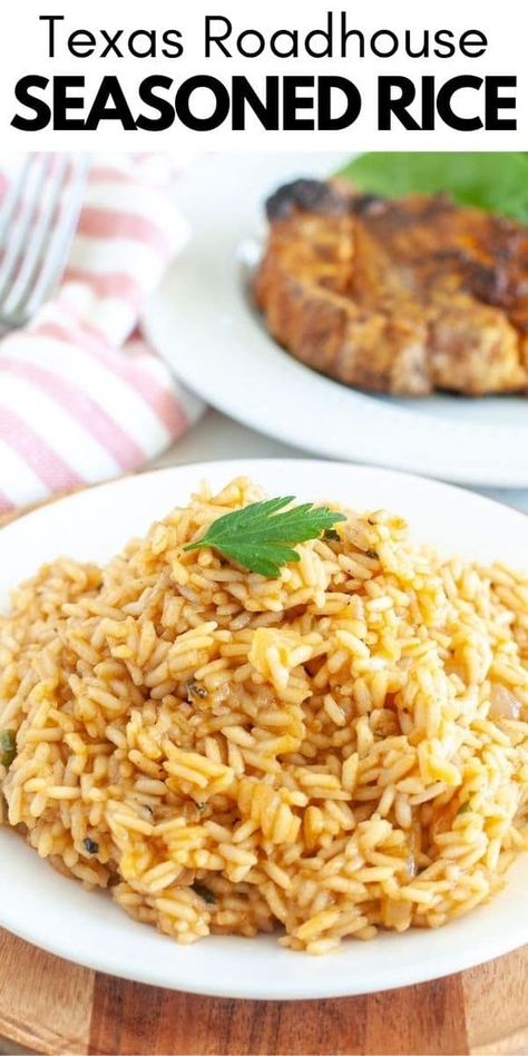 Casserole, Couscous, Pasta, Texas Roadhouse Rice Recipe, Texas Roadhouse Rice Pilaf Recipe, Texas Roadhouse, Southern Side Dishes, Chicken Broth, Crockpot Rice Recipes