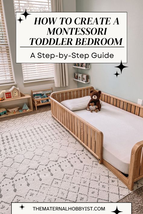 Did you know a Montessori toddler bedroom can significantly enhance your child's development and independence? Our guide is more than a decor plan — it's an approach to nurture your child's natural curiosity. Find out how implementing Montessori principles can change your toddler's world. Inspiration, Design, Bebe, Boy Toddler Bedroom, Boy Room, Baby Boy Bedroom, Toddler Boys Room, Boys Bedroom Decor, Baby Boy Room Decor