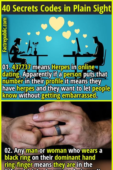 Useful Life Hacks, The Secret, Online Dating, Secret Code, Dating, Intresting Facts, Relationship, The More You Know, Overcoming Jealousy