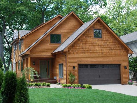 Log Homes, Exterior, Cedar House Siding, Cedar Siding Exterior, Cedar Siding, Cedar Homes, Exterior Wood, Exterior House Colors, Exterior Siding