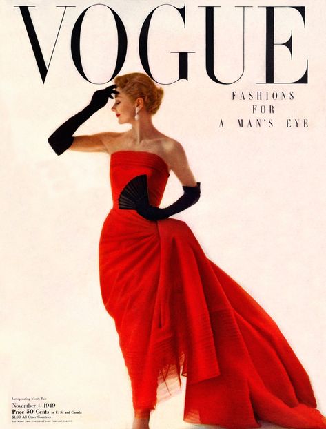 Vogue, Vintage Fashion, Haute Couture, Vintage Vogue, Fashion, 1940s Fashion, Dress, Vogue Fashion, Fashion Magazine