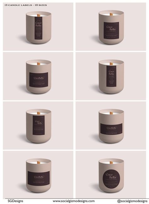 Branding Package for Candle Business, Ultimat Candle Packaging Design, Candle Label Template, Candle Branding, Candle Labels Design, Candle Logo Design, Candle Logo, Candle Packaging, Candle Business, Custom Candle Labels
