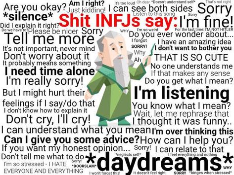 ʀᴇx ᴏʀᴀɴɢᴇ ʙʙʏ 🍄 on Twitter: "…🌻 aoiiiofc 🌻 cr to the artist, photographer, creator, editor or anyone who's involved of this post 🌻 Please DM for removal 🌻 🌻Love, aoiiiofc 🌻 " Humour, Infj Humor, Infj Problems, Infj Traits, Infj Personality Type, Infj Personality, Mbti Personality, Infj Mbti, Infj Infp