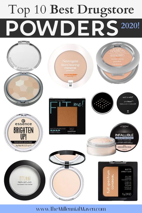 *UPDATED 2020* Top 10 Best Powders at the Drugstore | Best Drugstore Powders 2020 | The Millennial Maven Covergirl, Foundation, Pedicure, Best Drugstore Setting Powder, Best Drugstore Powder, Drugstore Setting Powder, Best Drugstore Translucent Powder, Drugstore Powder, Drugstore Powder Foundation