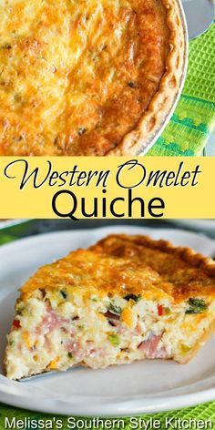 Breakfast And Brunch, Quiche, Pasta, Brunch, Breads, Appetisers, Best Quiche Recipes, Western Omelette, Brunch Quiche