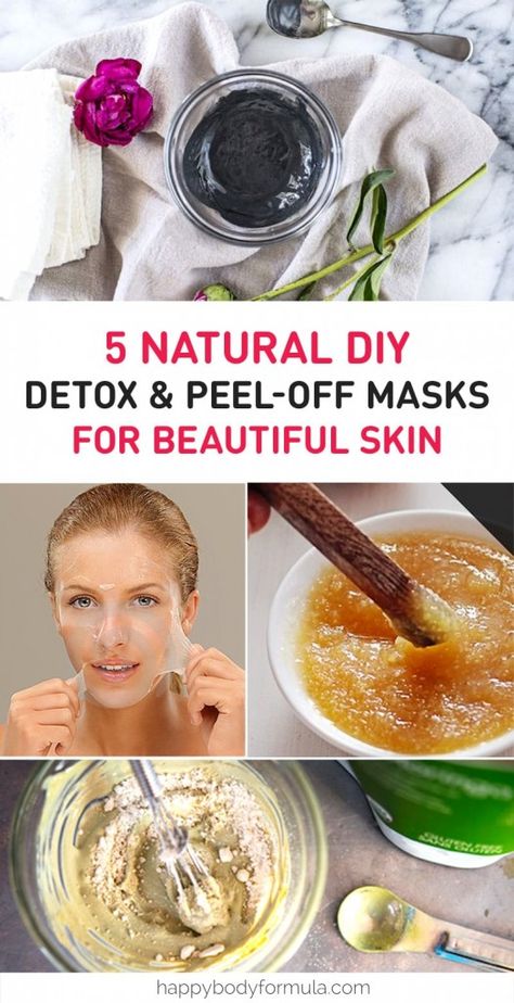 5 Best Scrub & Peel-Off Face Masks to Make At Home Diy Peel Off Face Mask, Peel Off Face Masks, Face Peeling, Detox Face Mask, Diy Detox, Face Peel, Tumeric Face Mask, Skin Detox, Face Mask Recipe