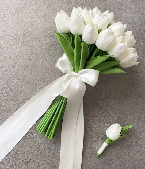 Bouquets, Tulip Bridal Bouquet, Tulip Bouquet Wedding, Tulip Bridesmaid Bouquet, Flower Bouquet Wedding, White Flower Bouquet, Wedding Flower Bouquets, Brides Flowers Bouquet, White Tulips Bouquet Wedding