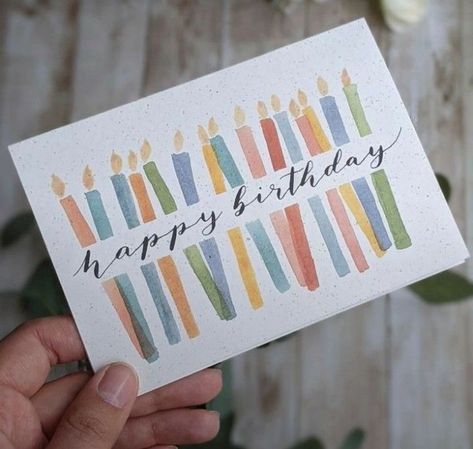 Handmade Birthday Cards, Diy, Happy Birthday Cards Handmade, Happy Birthday Cards Diy, Birthday Cards Diy, Cards Handmade, Creative Birthday Cards, Card Ideas, Birthday Card Craft