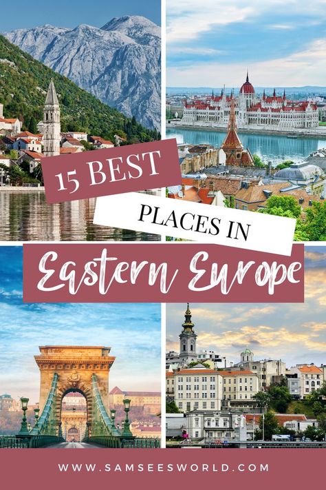 Discover the 15 best cities in Eastern Europe and get exploring this beautiful part of Europe. Destinations, Wanderlust, Inspiration, Ideas, European Travel, Europe Travel Tips, Europe Itineraries, Europe Travel Destinations, Places In Europe