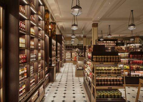The gourmet grocery store. Design, Architecture, Ideas, Gourmet Food Store, Grocery Store Design, Grocery Store, Convenience Store, Luxury Food, Store Design Interior