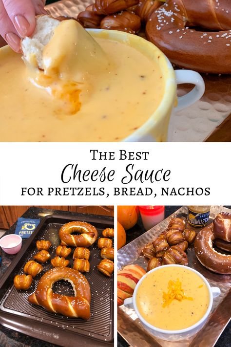 Cheese Sauce Pretzel, Snacks, Houmus, Sauces, Cheese Appetisers, Sour Cream, Cheesecakes, Dips, Desserts