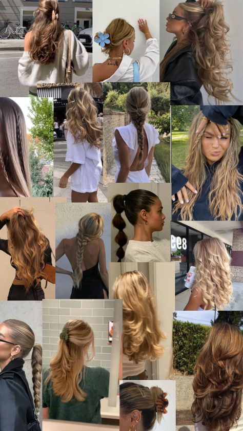 Girl Hairstyles, Short Hair Styles, Long Hair Styles, Teen Hairstyles, Basic Hairstyles, Preppy Hairstyles, Curly Hair Styles, Pretty Hairstyles, Cute Simple Hairstyles