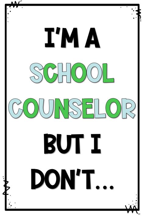 School Counsellor, School Counselor, School Counselor Office, Counselor Education, School Counselor Resources, High School Counseling, High School Counselor, Elementary School Counselor, Middle School Counselor