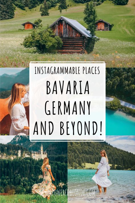 MOST Instagrammable places in Germany! Amazing things to do in Bavaria Germany | Bavaria Germany Photography | Alps photography Bavaria Germany | Bavaria Instagram Inspiration | Germany in summer | What to wear in Germany in Summer | Schliersee Germany | Eibsee Lake Bavaria Germany | Neuschwanstein castle photography | Visit Zugspitze Germany | Walchensee Germany | Schloss Linderhof Castle | Wendelstein Germany | Best things to do in Germany! Germany Travel Destinations Beautfiful places Humour, Trips, Bayern, European Travel, Bamberg, Instagram, Europe Travel Tips, Europe Travel Destinations, Europe Travel Guide