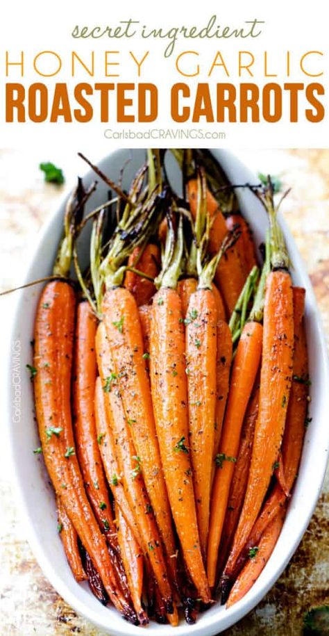 Slow Cooker, Honey Roasted Carrots, Roasted Carrots, Honey Garlic, Squash, Cranberries, Turkey Recipes Thanksgiving, Fall Recipes, Veggies