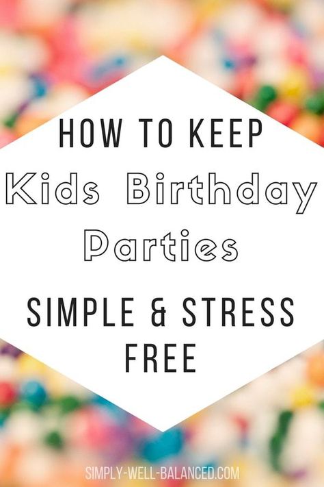 10 Moms share the best simple kids birthday party ideas for a totally stress free celebration. Kids birthday parties don't have to leave you feeling stressed out and overwhelmed. Check out these easy party ideas so you can enjoy the day and create lasting memories. Birthday Party Games For Kids, Birthday Games For Kids, Party Ideas For Kids, Kids Birthday Party Entertainment, Kids Party Games, Birthday Party Activities, Kids Birthday Party Ideas, Fun Kids Party, Birthday Ideas For Kids