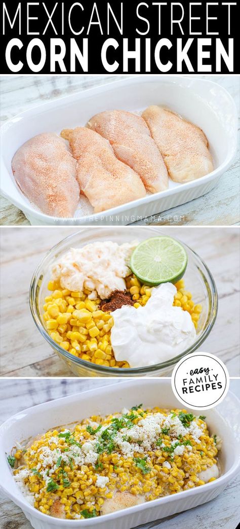 Healthy Recipes, Chicken Recipes, Dinner Recipes Crockpot, Family Friendly Meals, Mexican Street Corn, Chicken Dinner, Chicken Breast Dinners, Easy Chicken Dinners, Crockpot
