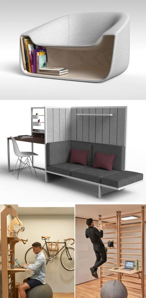 Architecture, Industrial, Home Décor, Design, Rooms Home Decor, Space Saving Furniture Bedroom, Multifunctional Furniture Design, Compact Furniture, Multifunctional Furniture