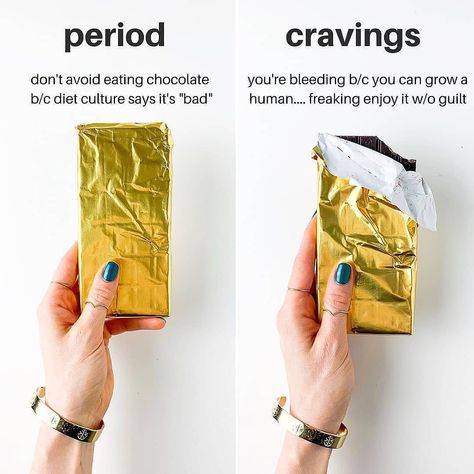 Whats your typical period craving?! Let me know in the comments!... Health, Nutrition, Sports Nutrition, Fitness, Healthy Recipes, Health And Nutrition, Nutrition Facts, Diet Culture, Period Cravings