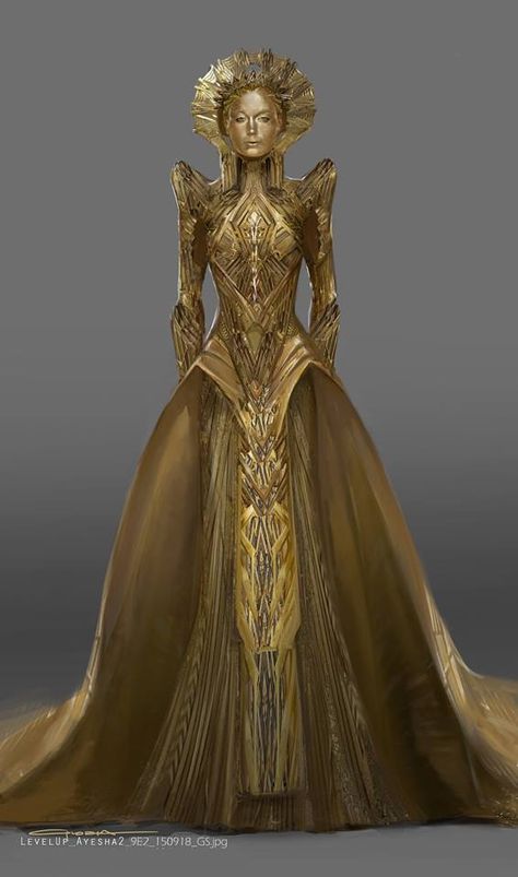 Alternate Ayesha Costume Designs For Guardians Of The Galaxy 2 Costumes, Princesses, Couture, Fantasy Costumes, Character Outfits, Model, Fantasy Clothing, Fantasy Dress, Fantasy Gowns