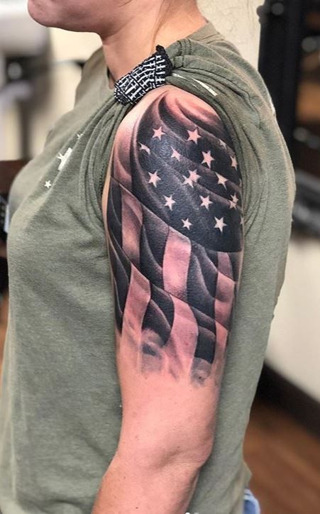 Piercing, Hand Tattoos, Tattoos, Tattoo Designs, Art, Tattoo, American Flag Sleeve Tattoo, American Flag Tattoos, American Flag Tattoo