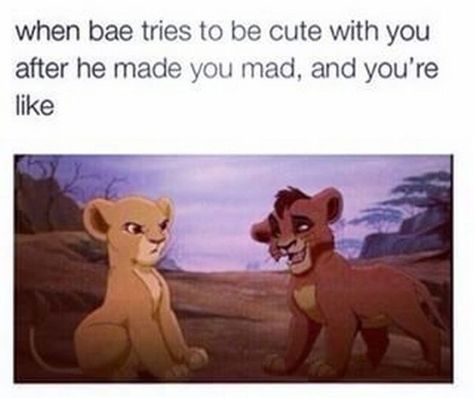 61 Boyfriend Memes - "When bae tries to be cute with you after he made you made, and you're like..." Humour, Funny Jokes, Funny Memes, Funny Relationship Memes, Funny Boyfriend Memes, Funny Relationship, Funny Relationship Quotes, Funny Couples