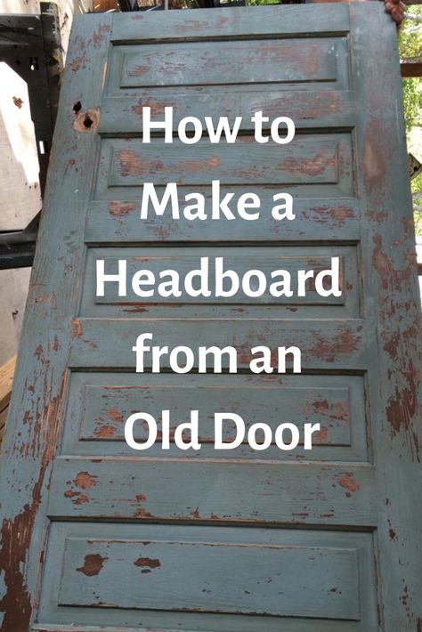 Ikea, Headboard From Old Door, Headboard From Door, Diy Bed Headboard, Diy Headboard Ideas Easy, Headboard Door, Diy Full Size Headboard, Headboard Makeover, Cheap Headboards